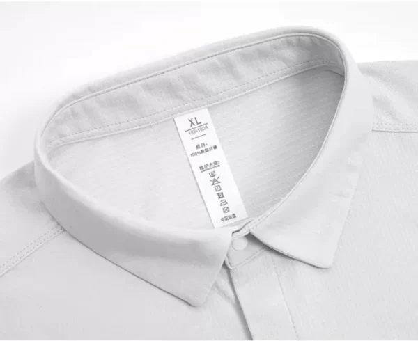 Mens Polo Shirt Outdoor Fitness Clothing for Gym and Tennis Elastic and Breathable 5