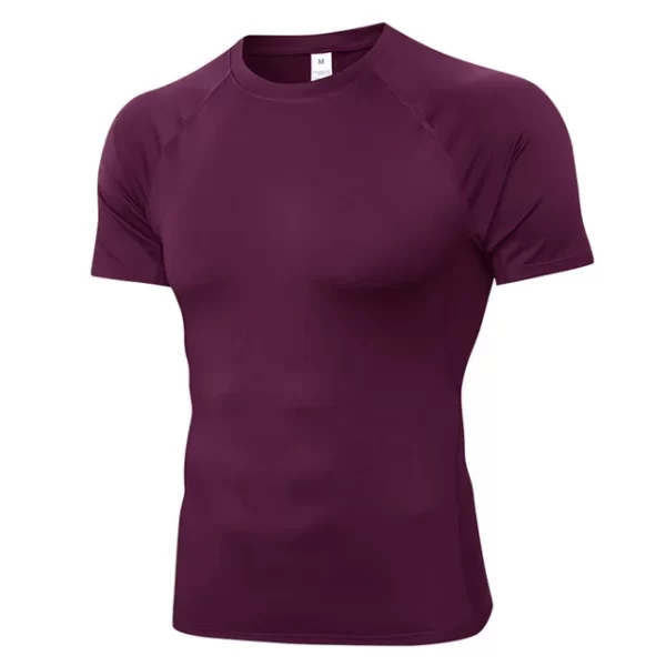 Men's running t-shirts Gym compression shirt Quick drying Stretch sportswear Top 629 10