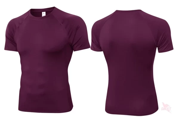 Men's running t-shirts Gym compression shirt Quick drying Stretch sportswear Top 629 4