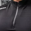 Rashguard Compression Shirt Long Sleeve for Surfing and Gym Wear in Black Color 2