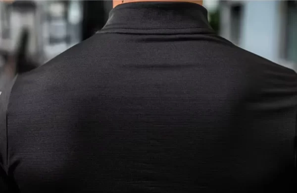 Rashguard Compression Shirt Long Sleeve for Surfing and Gym Wear in Black Color 3
