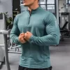 Rashguard Compression Shirt Long Sleeve for Surfing and Gym Wear in Black Color 8