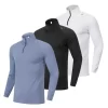 Running sweatshirt for autumn and winter long sleeve cycling shirt casual training wear half zip S9863 11