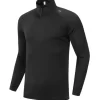 Running sweatshirt for autumn and winter long sleeve cycling shirt casual training wear half zip S9863 9