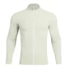 Running sweatshirts quick dry sports Tshirts windbreaker training wear with zipper in white and black JK9883 12