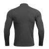 Running sweatshirts quick dry sports Tshirts windbreaker training wear with zipper in white and black JK9883 6