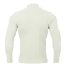 Running sweatshirts quick dry sports Tshirts windbreaker training wear with zipper in white and black JK9883 8