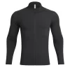 Running sweatshirts quick dry sports Tshirts windbreaker training wear with zipper in white and black JK9883 9