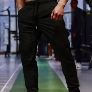 Slim Fit Pants for Mens Casual Gym Sports Pants Outdoor Fishing Cycling Jogging Training and Running Pencil Pants