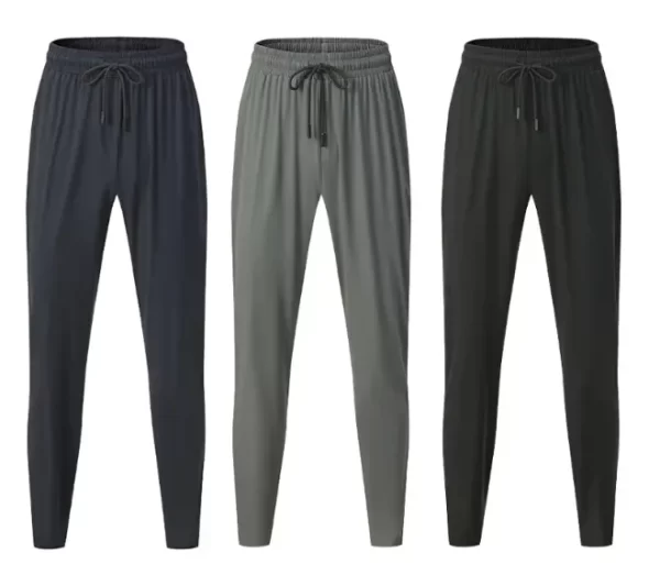 Slim Fit Pants for Mens Casual Gym Sports Pants Outdoor Fishing Cycling Jogging Training and Running Pencil Pants 4