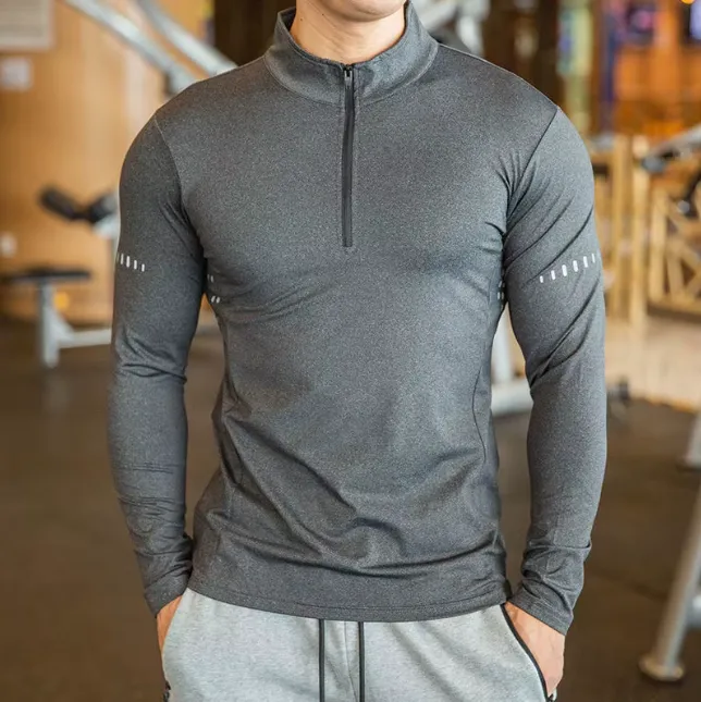 Sun Protection Rash Guard Shirt for Surfing Compression Shirt Tight Long Sleeve Sportswear 17