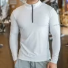 Sun Protection Rash Guard Shirt for Surfing Compression Shirt Tight Long Sleeve Sportswear 18