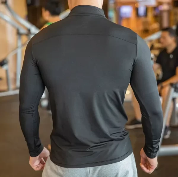 Sun Protection Rash Guard Shirt for Surfing Compression Shirt Tight Long Sleeve Sportswear