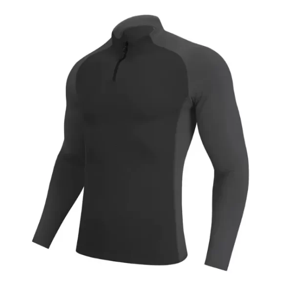 Training sweatshirt for autumn and winter casual gym wear solid color S9885 4