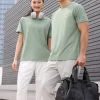 Unisex Dri Fit Training T-Shirt Breathable Short Sleeve Coolmax Sportswear for Outdoor Workouts 10