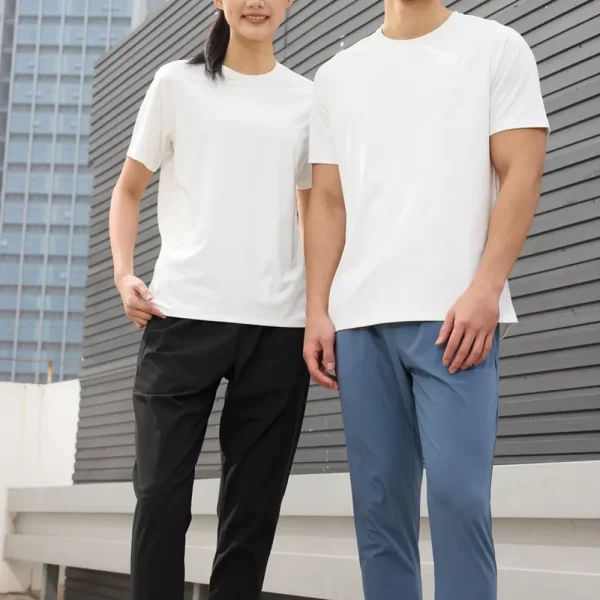 Unisex Dri Fit Training T-Shirt Breathable Short Sleeve Coolmax Sportswear for Outdoor Workouts