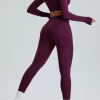 Yoga Clothes Gym Set for Women Workout Sports Top Butt Lifting High Waist Leggings Fitness Training Suit TM0218 11