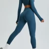 Yoga Clothes Gym Set for Women Workout Sports Top Butt Lifting High Waist Leggings Fitness Training Suit TM0218 15