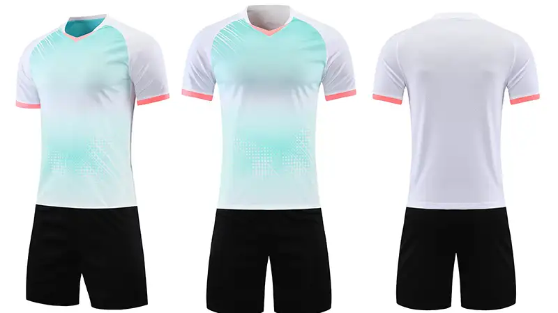 Cheap retro green and white soccer jersey models training jersey Z110-4