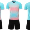 Cheap retro green and white soccer jersey models training jersey Z11011