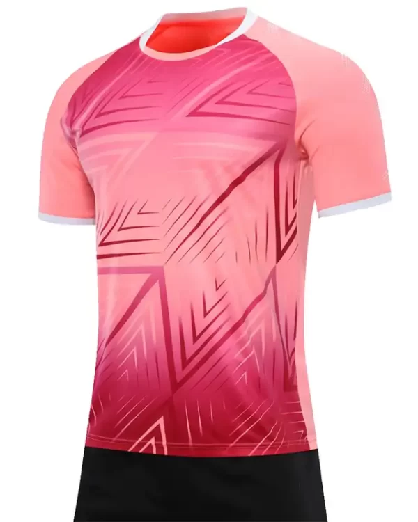 Original soccer jerseys from China wholesale red and black soccer jerseys Z109-11