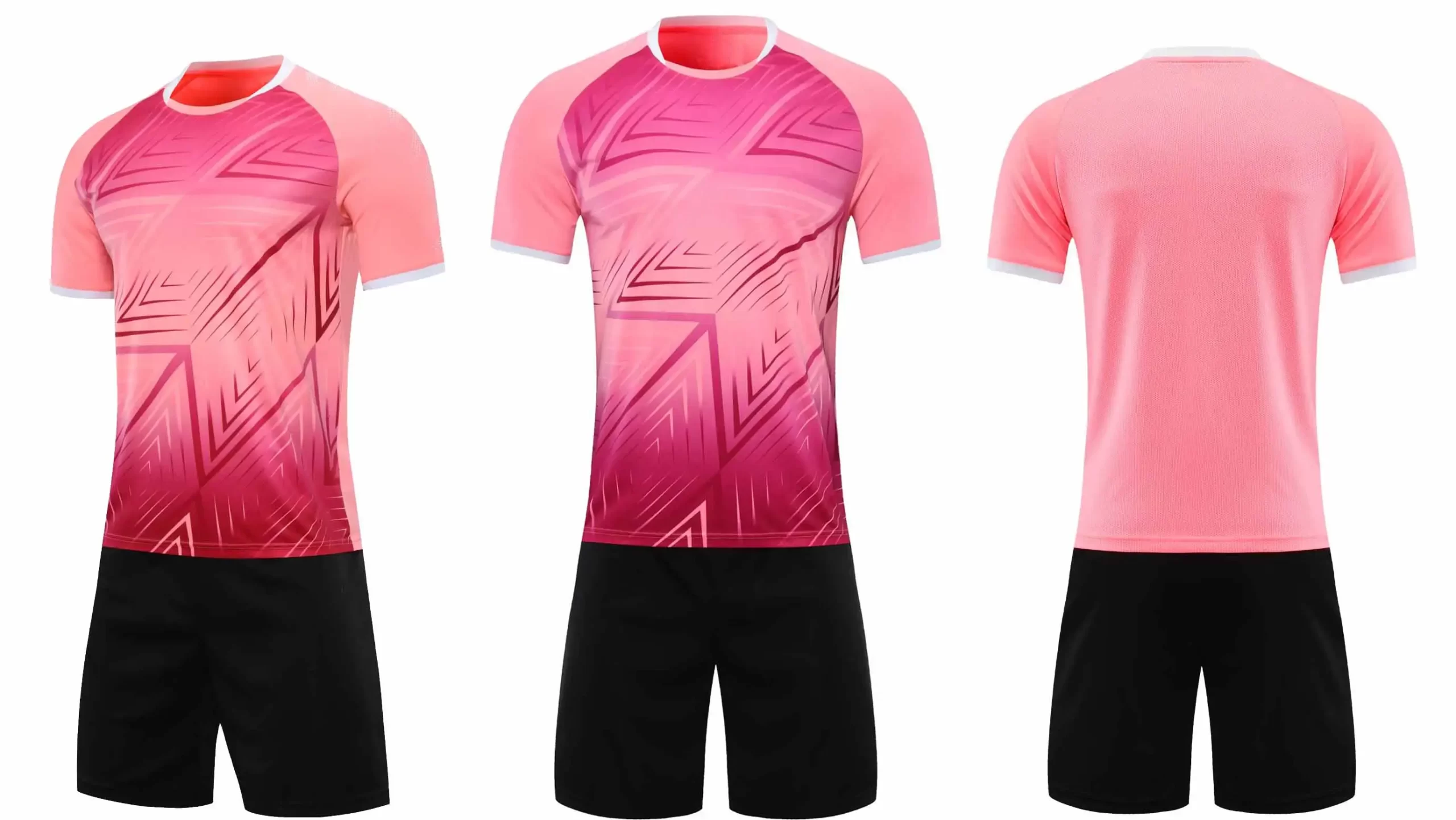 Original soccer jerseys from China wholesale red and black soccer jerseys