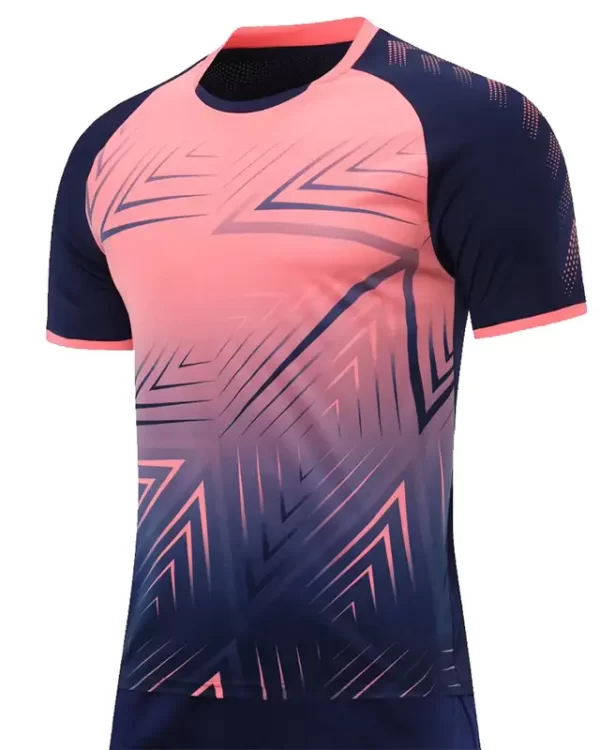 Original soccer jerseys from China wholesale red and black soccer jerseys Z109-4