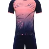Original soccer jerseys from China wholesale red and black soccer jerseys Z109-5