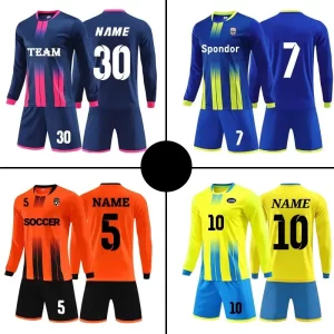Soccer jersey set for men women and children quick-drying soccer tracksuit jerseys M8640-46