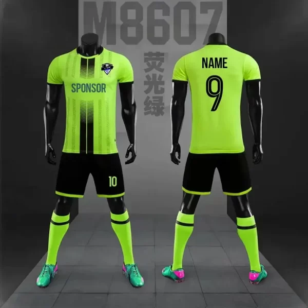 Soccer jersey set for men women and children quick-drying soccer tracksuit jerseys M8640-47