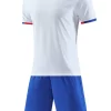 Wholesale soccer jerseys green and white soccer jersey sets 6333-2