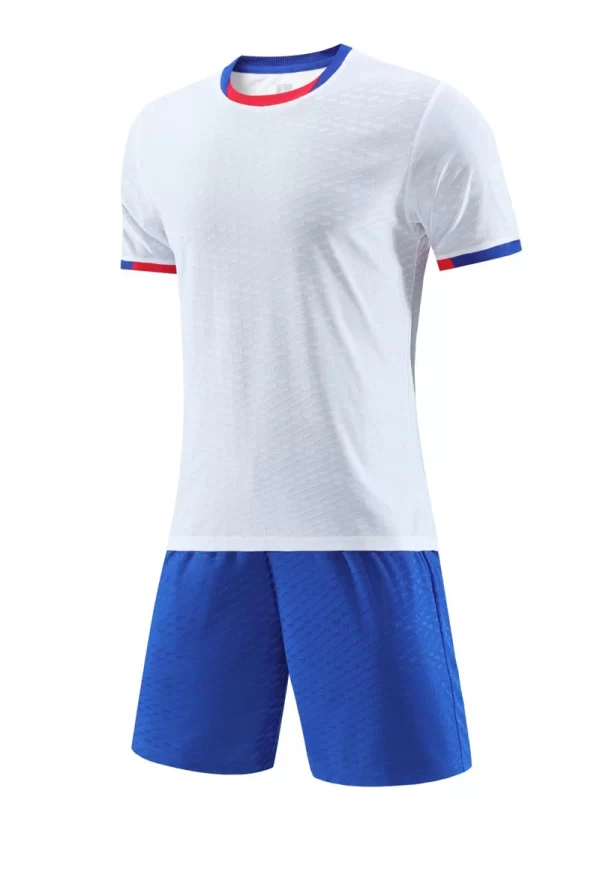 Wholesale soccer jerseys green and white soccer jersey sets 6333-2