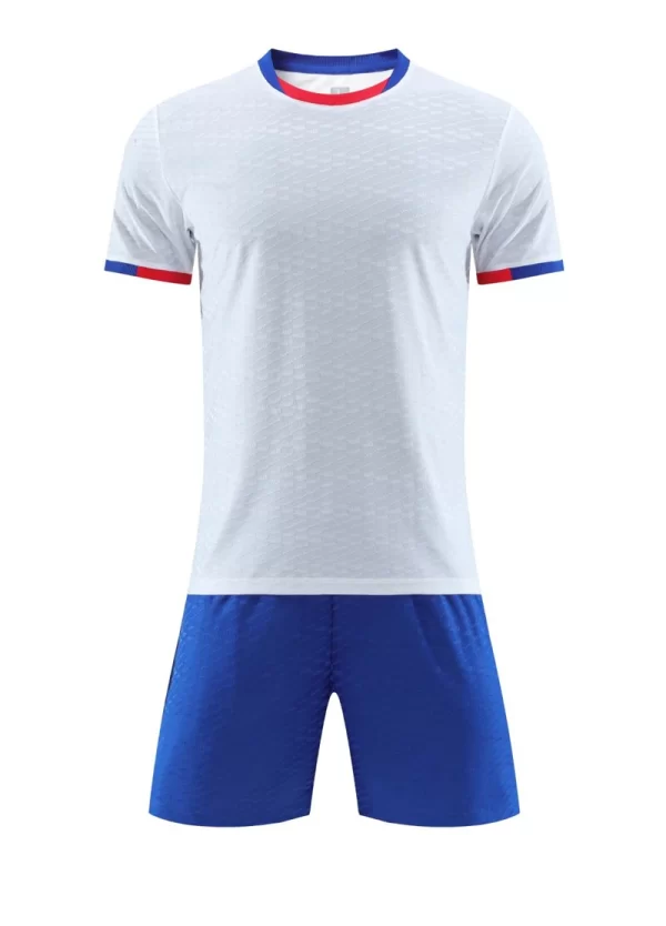 Wholesale soccer jerseys green and white soccer jersey sets 6333-3