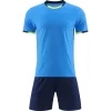 Wholesale soccer jerseys green and white soccer jersey sets 6333-7