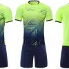 men’s-orange-soccer-jerseys-green-and-black-team-soccer-jerseys-z109